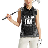 Aotearoa Toitu Te Tiriti Women Sleeveless Polo Shirt No Kiwi Without Iwi LT05 - Polynesian Pride