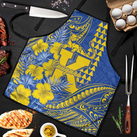 Hawaii Kaiser High School Apron Tribal Tattoo With Hibiscus Flowers