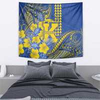Hawaii Kaiser High School Tapestry Tribal Tattoo With Hibiscus Flowers LT05 - Polynesian Pride