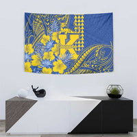 Hawaii Kaiser High School Tapestry Tribal Tattoo With Hibiscus Flowers LT05 - Polynesian Pride