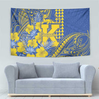 Hawaii Kaiser High School Tapestry Tribal Tattoo With Hibiscus Flowers LT05 - Polynesian Pride