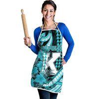 Hawaii Kapolei High School Apron Tribal Tattoo With Hibiscus Flowers LT05 - Polynesian Pride