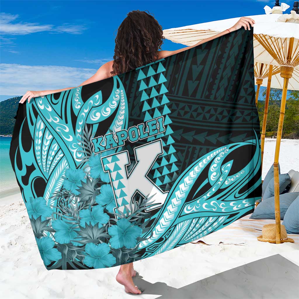 Hawaii Kapolei High School Sarong Tribal Tattoo With Hibiscus Flowers