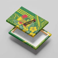 Hawaii Leilehua High School Canvas Wall Art Tribal Tattoo With Hibiscus Flowers LT05 - Polynesian Pride