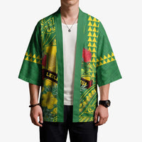 Personalised Hawaii Leilehua High School Kimono Tribal Tattoo With Hibiscus Flowers LT05 - Polynesian Pride