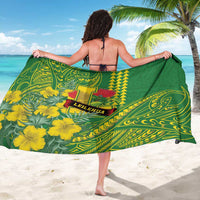 Hawaii Leilehua High School Sarong Tribal Tattoo With Hibiscus Flowers LT05 - Polynesian Pride