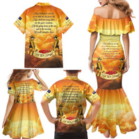 New Zealand And Australia ANZAC Day Family Matching Mermaid Dress and Hawaiian Shirt Sinai Palestine Campaign Lest We Forget