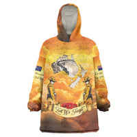New Zealand And Australia ANZAC Day Wearable Blanket Hoodie Sinai Palestine Campaign Lest We Forget