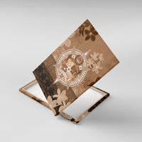 Tonga Emancipation Day Canvas Wall Art Tongan Kupesi Ngatu Pattern Vintage Style