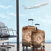 Tonga Emancipation Day Luggage Cover Tongan Kupesi Ngatu Pattern Vintage Style LT05 - Polynesian Pride