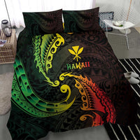 AAPI Heritage Month Bedding Set Kanaka Maoli Polynesian Tribal Wave