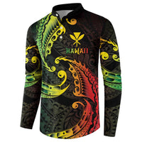 AAPI Heritage Month Button Sweatshirt Kanaka Maoli Polynesian Tribal Wave