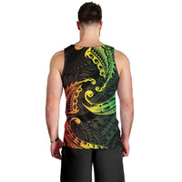 AAPI Heritage Month Men Tank Top Kanaka Maoli Polynesian Tribal Wave