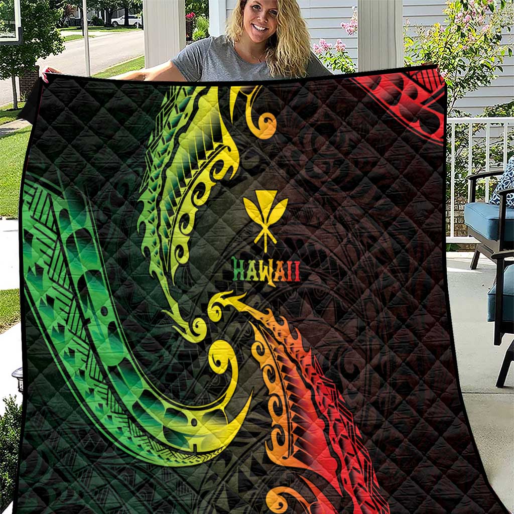 AAPI Heritage Month Quilt Kanaka Maoli Polynesian Tribal Wave