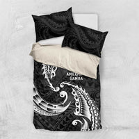 AAPI Heritage Month Bedding Set American Samoa Polynesian Tribal Wave