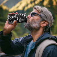 AAPI Heritage Month 4 in 1 Can Cooler Tumbler American Samoa Polynesian Tribal Wave