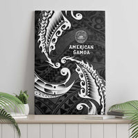 AAPI Heritage Month Canvas Wall Art American Samoa Polynesian Tribal Wave