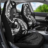 AAPI Heritage Month Car Seat Cover American Samoa Polynesian Tribal Wave