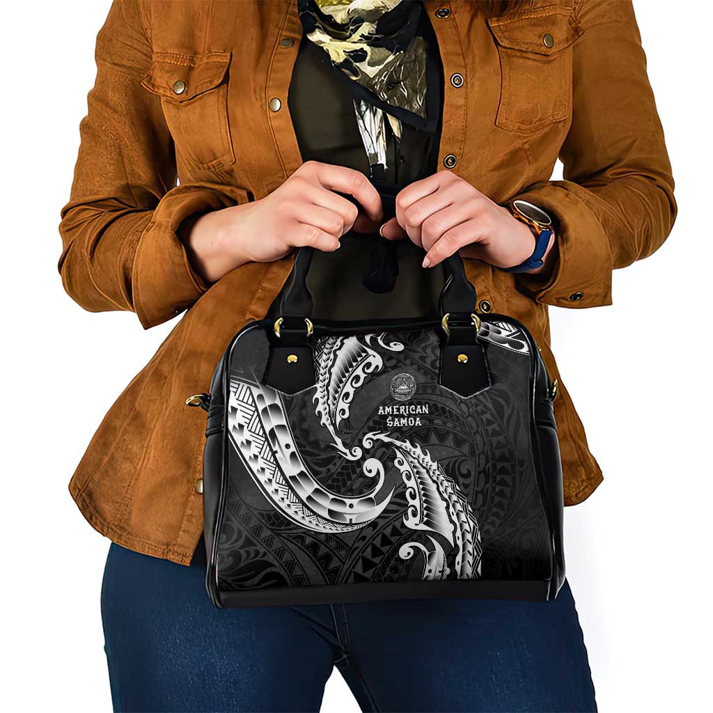 AAPI Heritage Month Shoulder Handbag American Samoa Polynesian Tribal Wave