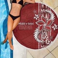 Tonga Language Week Beach Blanket Malo e Lelei Kupesi Ngatu Pattern