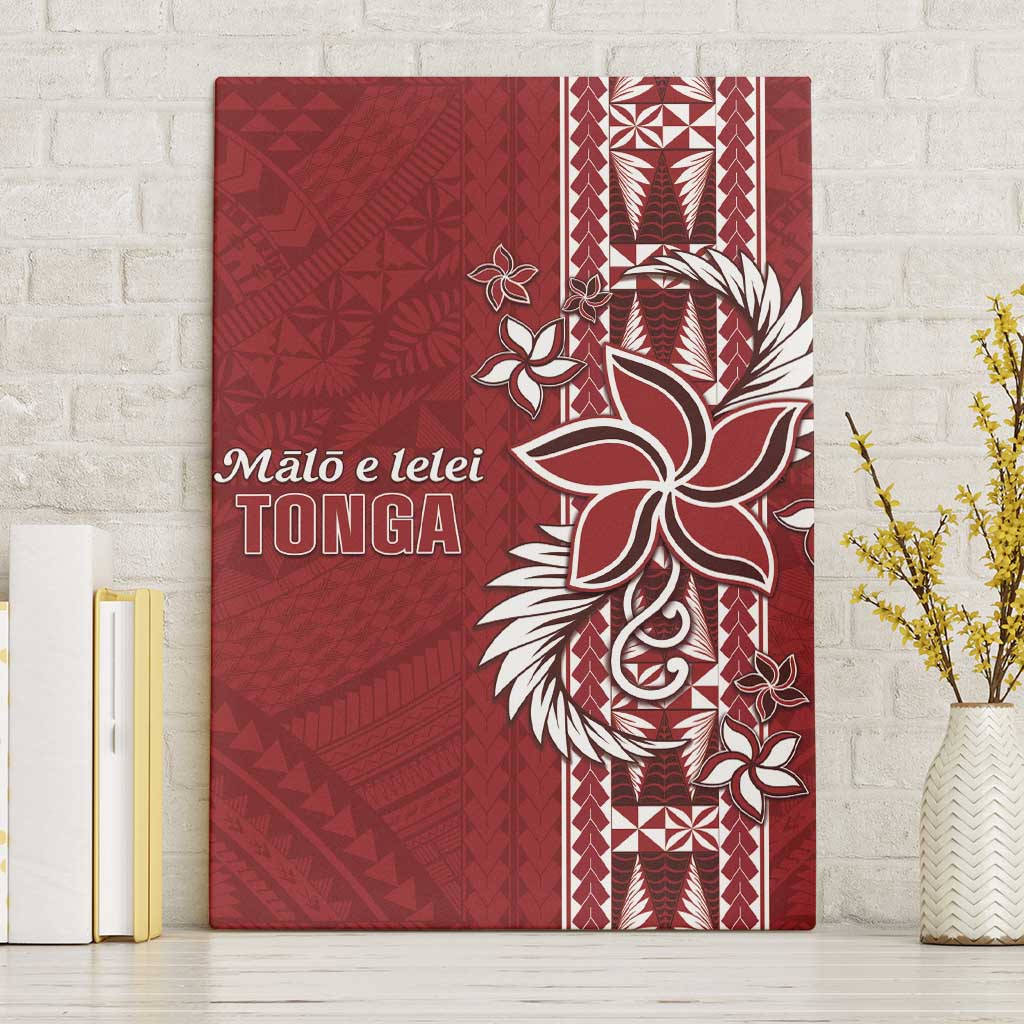 Tonga Language Week Canvas Wall Art Malo e Lelei Kupesi Ngatu Pattern