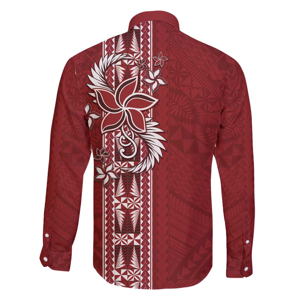 Tonga Language Week Family Matching Tank Maxi Dress and Hawaiian Shirt Malo e Lelei Kupesi Ngatu Pattern LT05 - Polynesian Pride