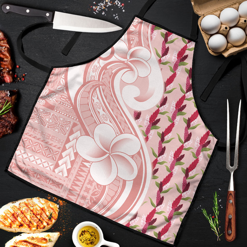 Samoa Teuila Apron Pink Samoan Siapo Motifs LT05 Pink - Polynesian Pride