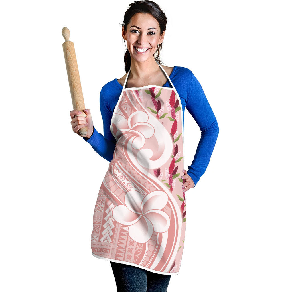 Samoa Teuila Apron Pink Samoan Siapo Motifs LT05 - Polynesian Pride