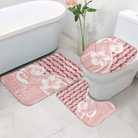 Samoa Teuila Bathroom Set Pink Samoan Siapo Motifs LT05 - Polynesian Pride