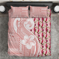 Samoa Teuila Bedding Set Pink Samoan Siapo Motifs LT05 Pink - Polynesian Pride