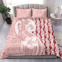 Samoa Teuila Bedding Set Pink Samoan Siapo Motifs LT05 - Polynesian Pride