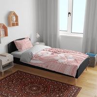 Samoa Teuila Bedding Set Pink Samoan Siapo Motifs LT05 - Polynesian Pride