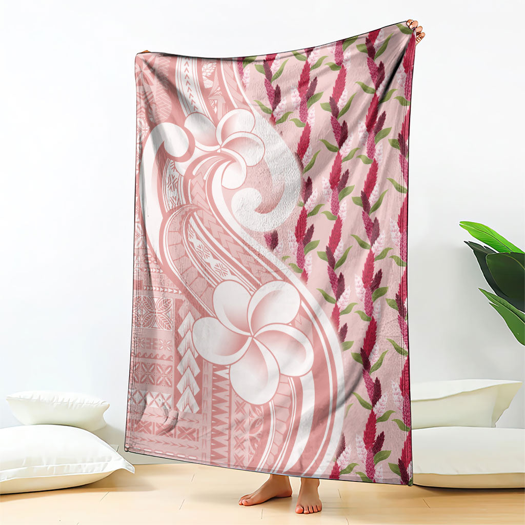 Samoa Teuila Blanket Pink Samoan Siapo Motifs LT05 - Polynesian Pride