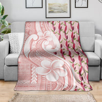 Samoa Teuila Blanket Pink Samoan Siapo Motifs LT05 - Polynesian Pride
