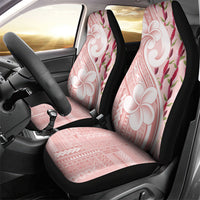 Samoa Teuila Car Seat Cover Pink Samoan Siapo Motifs LT05 - Polynesian Pride