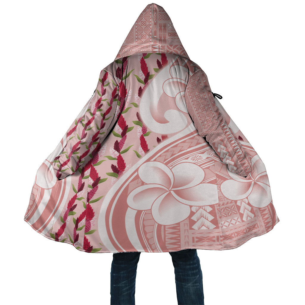 Samoa Teuila Cloak Pink Samoan Siapo Motifs LT05 Unisex Pink - Polynesian Pride