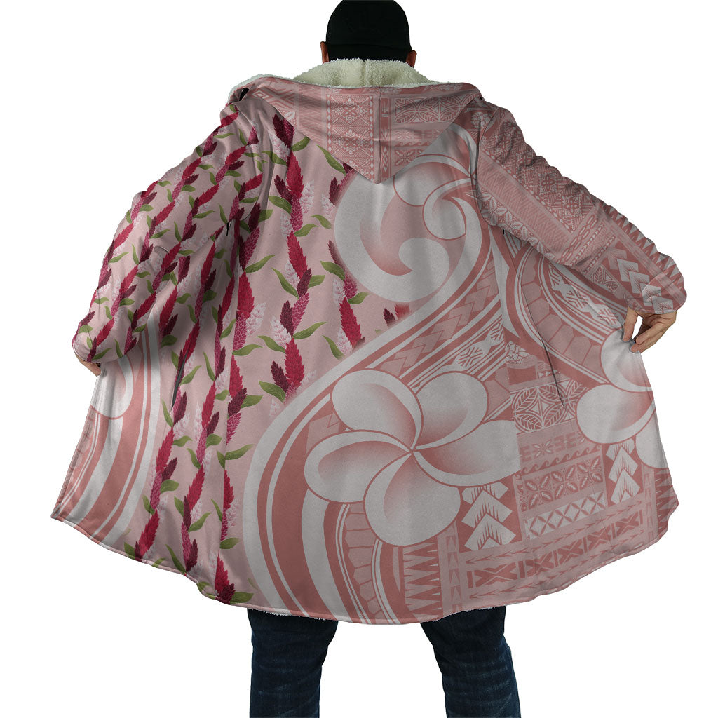 Samoa Teuila Cloak Pink Samoan Siapo Motifs LT05 - Polynesian Pride