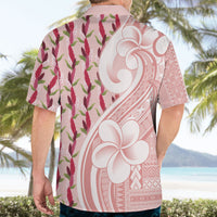 Samoa Teuila Hawaiian Shirt Pink Samoan Siapo Motifs LT05 - Polynesian Pride