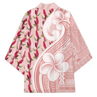 Samoa Teuila Kimono Pink Samoan Siapo Motifs LT05 - Polynesian Pride