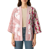 Samoa Teuila Kimono Pink Samoan Siapo Motifs LT05 - Polynesian Pride