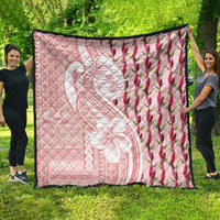 Samoa Teuila Quilt Pink Samoan Siapo Motifs LT05 - Polynesian Pride