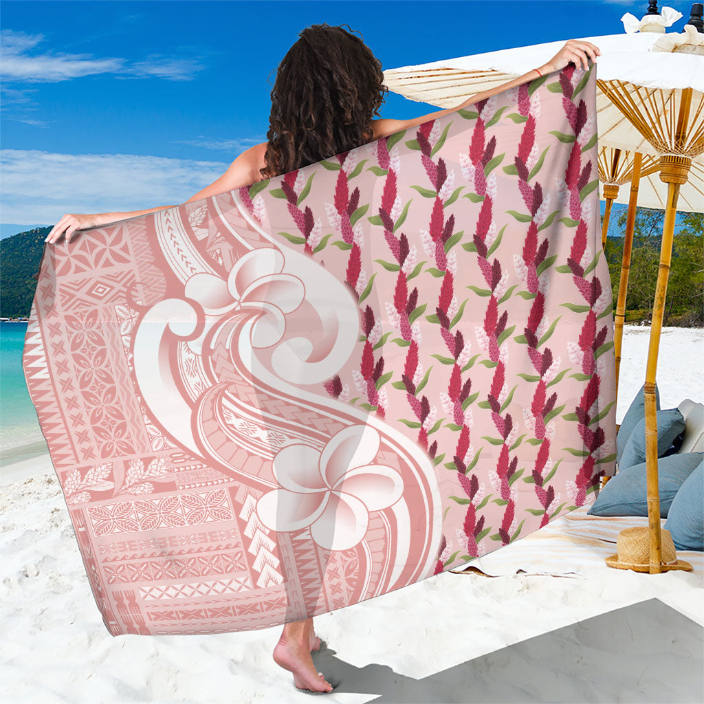 Samoa Teuila Sarong Pink Samoan Siapo Motifs LT05 One Size 44 x 66 inches Pink - Polynesian Pride