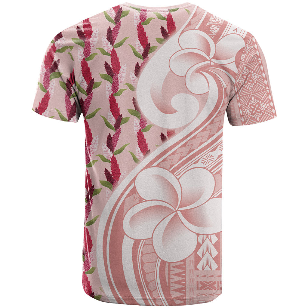 Samoa Teuila T Shirt Pink Samoan Siapo Motifs LT05 - Polynesian Pride