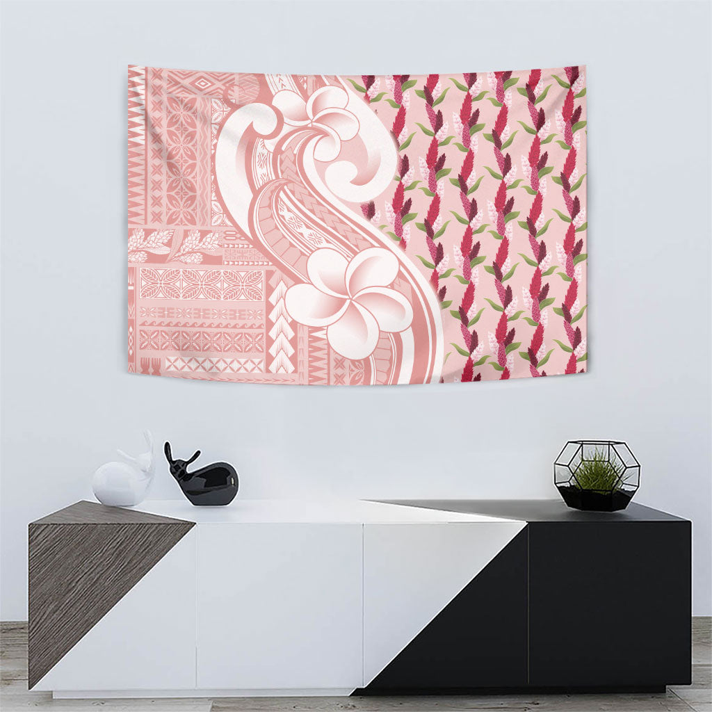 Samoa Teuila Tapestry Pink Samoan Siapo Motifs LT05 - Polynesian Pride