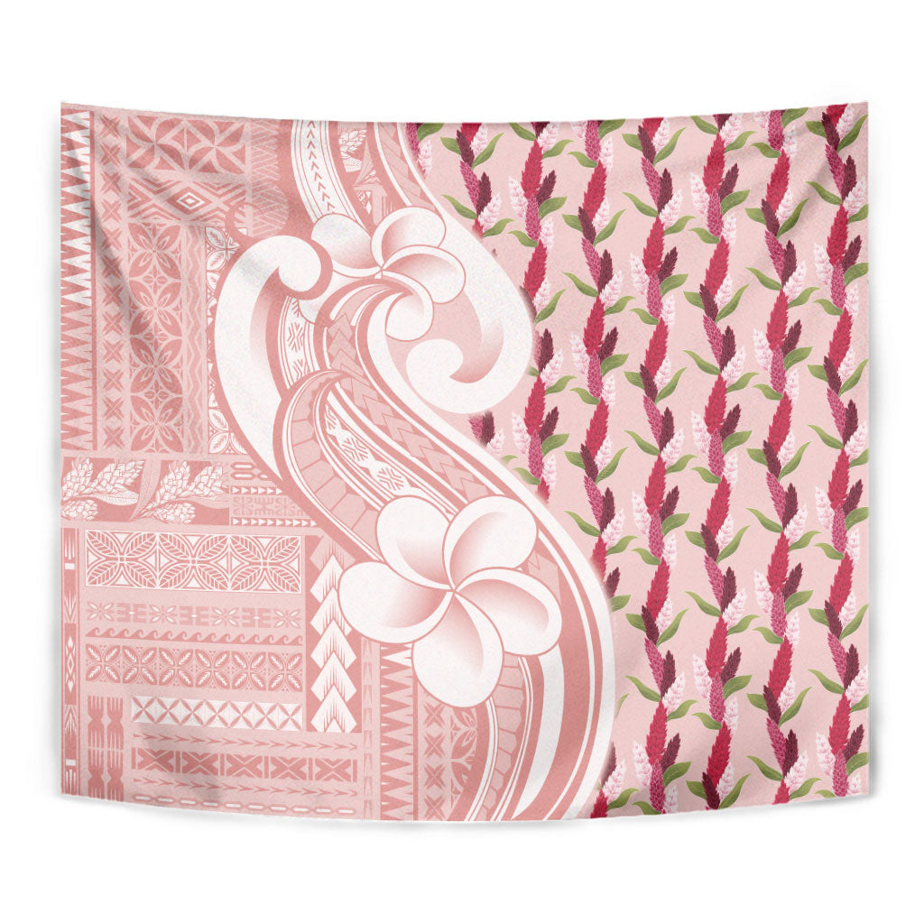 Samoa Teuila Tapestry Pink Samoan Siapo Motifs LT05 - Polynesian Pride