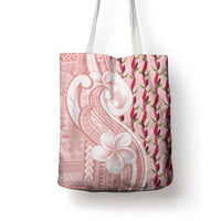 Samoa Teuila Tote Bag Pink Samoan Siapo Motifs LT05 - Polynesian Pride