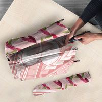 Samoa Teuila Umbrella Pink Samoan Siapo Motifs LT05 - Polynesian Pride