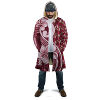 Samoa Teuila Cloak Maroon Samoan Siapo Motifs LT05 - Polynesian Pride