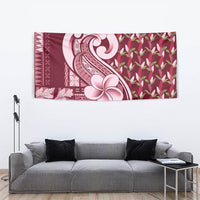 Samoa Teuila Tapestry Maroon Samoan Siapo Motifs LT05 - Polynesian Pride