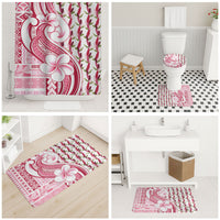 Samoa Teuila Bathroom Set White Samoan Siapo Motifs LT05 - Polynesian Pride